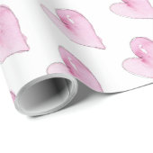 Rosa Herzen Kunst, Kunst, Kultur und Liebe Geschenkpapier (Rolleneckpunkt)