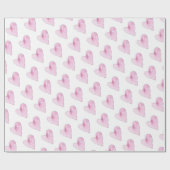 Rosa Herzen Kunst, Kunst, Kultur und Liebe Geschenkpapier (Flach)