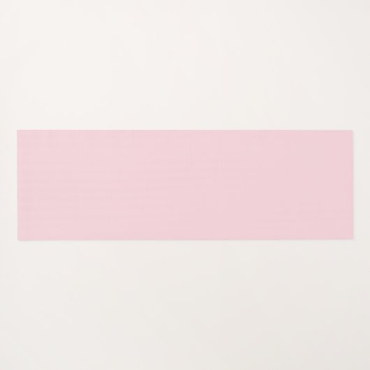 rosa Herzen mit anpassbarem Text Yogamatte (Rückseite (Horizontal))