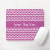 Rosa Herzen mousepad, fertigen besonders an Mousepad (Mit Mouse)