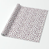 Rosa Herzen Muster – Süßes Doodle-Design Geschenkpapier (Ungerollt)