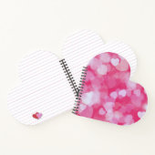 Rosa Herzen Notizblock (Innenseite)