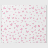 Rosa Herzen Packpapier (Flach)