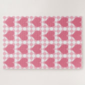 Rosa Herzen Puzzle (Horizontal)
