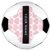 Rosa Herzen, Romantik, Ihr Name, Personalisieren Fußball (Gedreht)