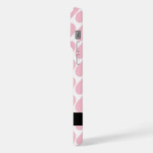 Rosa Herzen, Romantik, Ihr Name, Personalisieren iPhone Hülle (Linke Seite)