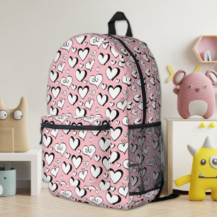Rosa Herzen Rucksack