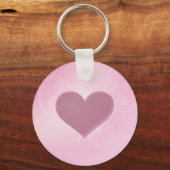 Rosa Herzen Schlüsselanhänger (Vorderseite)