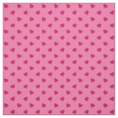 Rosa Herzen Stoff (Muster)