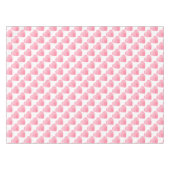 Rosa Herzen Tischdecke (Vorderseite (Horizontal))