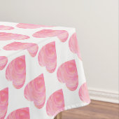 Rosa Herzen Tischdecke (Beispiel)