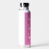 Rosa Herzen Trinkflasche (Rechts)