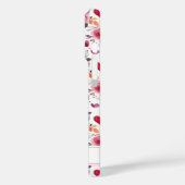 Rosa Herzen und Rose Case-Mate iPhone Hülle (Rückseite / Links)