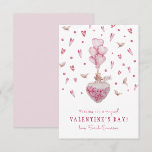 Rosa Herzen Valentinstag Klassenzimmer