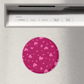 Rosa Herzklopfen Magnet (In Situ (Geschirrspüler))