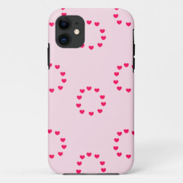 rosa Herzkreise Case-Mate iPhone Hülle