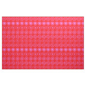 Rosa Herzkreise im roten Hintergrund Stoff (Fat Quarter (45,7 x 55,9 cm))