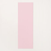 rosa Herzmuster mit Individuelle Name Yogamatte (Rückseite)