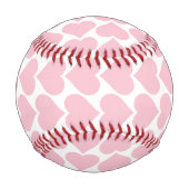 Rosa Herzmuster, Romantik, Liebe Baseball (Rückseite)