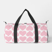 Rosa Herzmuster, Romantik, Liebe Duffle Bag (Vorderseite)
