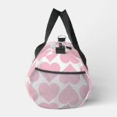 Rosa Herzmuster, Romantik, Liebe Duffle Bag (Rechts)