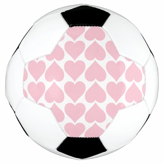Rosa Herzmuster, Romantik, Liebe Fußball (Vorderseite)