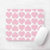 Rosa Herzmuster, Romantik, Liebe Mousepad (Mit Mouse)