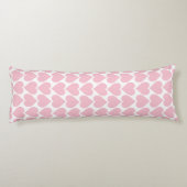 Rosa Herzmuster, Romantik, Liebe Seitenschläferkissen (Rückseite)