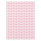 Rosa Herzmuster, Romantik, Liebe Tischdecke (Vorderseite)