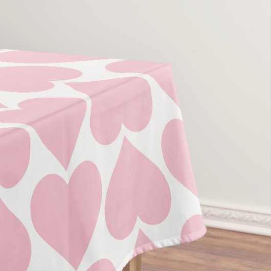 Rosa Herzmuster, Romantik, Liebe Tischdecke (Beispiel)