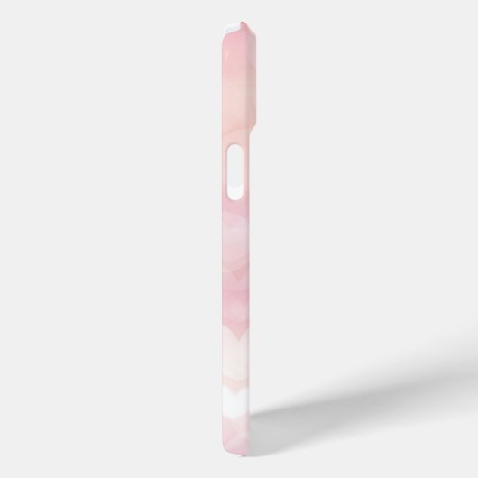 Rosa Herzname Case-Mate iPhone Hülle (Rückseite / Rechts)