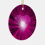 Rosa Herzrunder Ornament (Rechts)