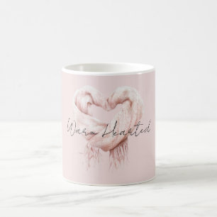 Rosa Herzschal Rosarot Warmes Herz Kaffeetasse