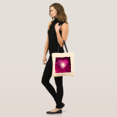 Rosa Herztosack Tragetasche (Vorderseite (Model))