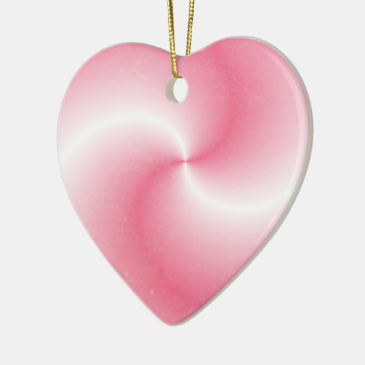 Rosa Herzwirl - Ornament (Links)