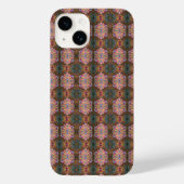 Rosa Hexagon Case-Mate iPhone Hülle (Rückseite)