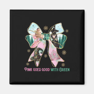 Rosa Hexe passt gut zu grüner Halloween-Hexe Wo Magnet