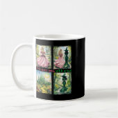 Rosa Hexe wird gut mit grüner Halloween-Hexe Kaffeetasse (Links)