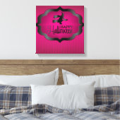 Rosa Hexengestalt Leinwanddruck (Insitu (Schlafzimmer))