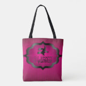 Rosa Hexengestalt Tasche (Rückseite)