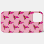 Rosa Hexenhut Case-Mate iPhone Hülle (Rückseite (Horizontal))