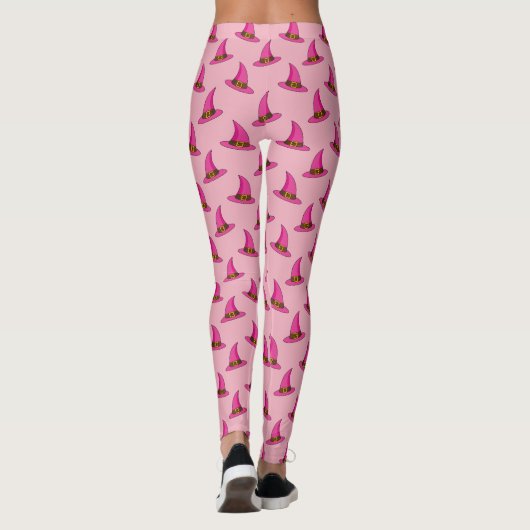 Rosa Hexenhut Leggings (Rückseite)