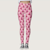 Rosa Hexenhut Leggings (Vorderseite)