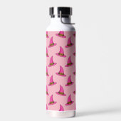 Rosa Hexenhut Trinkflasche (Links)