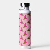 Rosa Hexenhut Trinkflasche (Rechts)