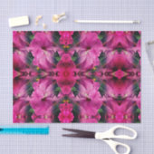 Rosa Hibiskus Blume Abstrakt Art Seidenpapier (Handwerk)