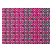 Rosa Hibiskus Blume Abstrakt Tischdecke (Vorderseite (Horizontal))