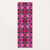 Rosa Hibiskus Blume Abstrakt Yogamatte (Vorderseite)