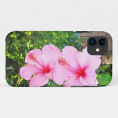 Rosa Hibiskus Blume Case-Mate iPhone Hülle (Rückseite (Horizontal))