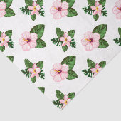 Rosa Hibiskus-Blume (Design 41 Pink Serie) Seidenpapier (Ausschnitt)